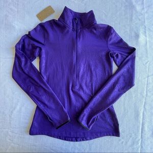 Nike Pro Dri-Fit Purple Snake Running Half Zip Women's Small Pullover #0055